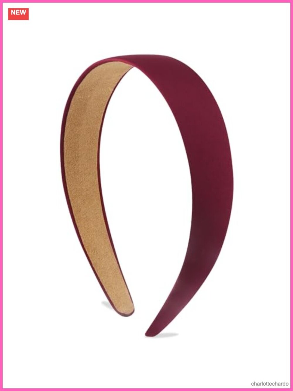 Satin Headbands for Women & Girls Plain Hard Non Slip Thin DIY